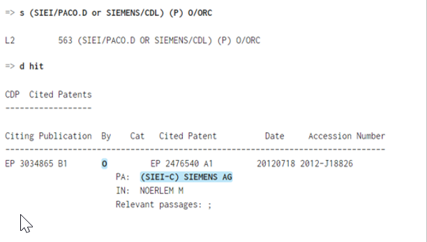 Derwent Patent Citation Index In DWPI CAS STNext