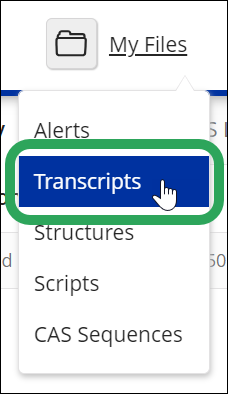 STNext-MyFilesMenu-Transcripts.png